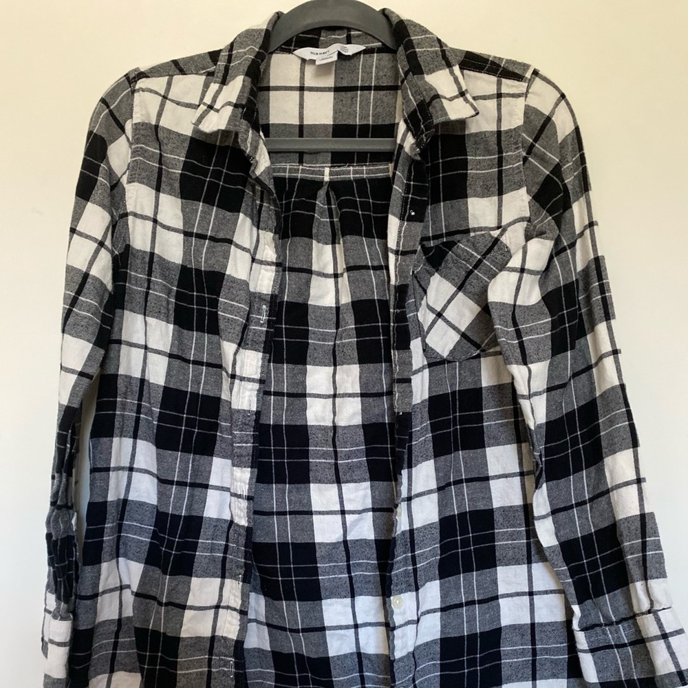 Black & white flannel